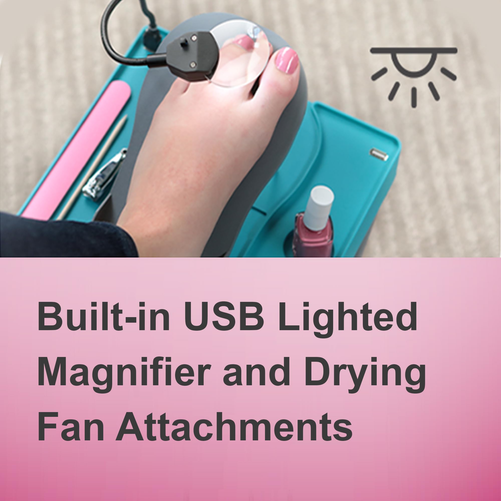 Salon Step drying fan detail accelerating polish drying without heat