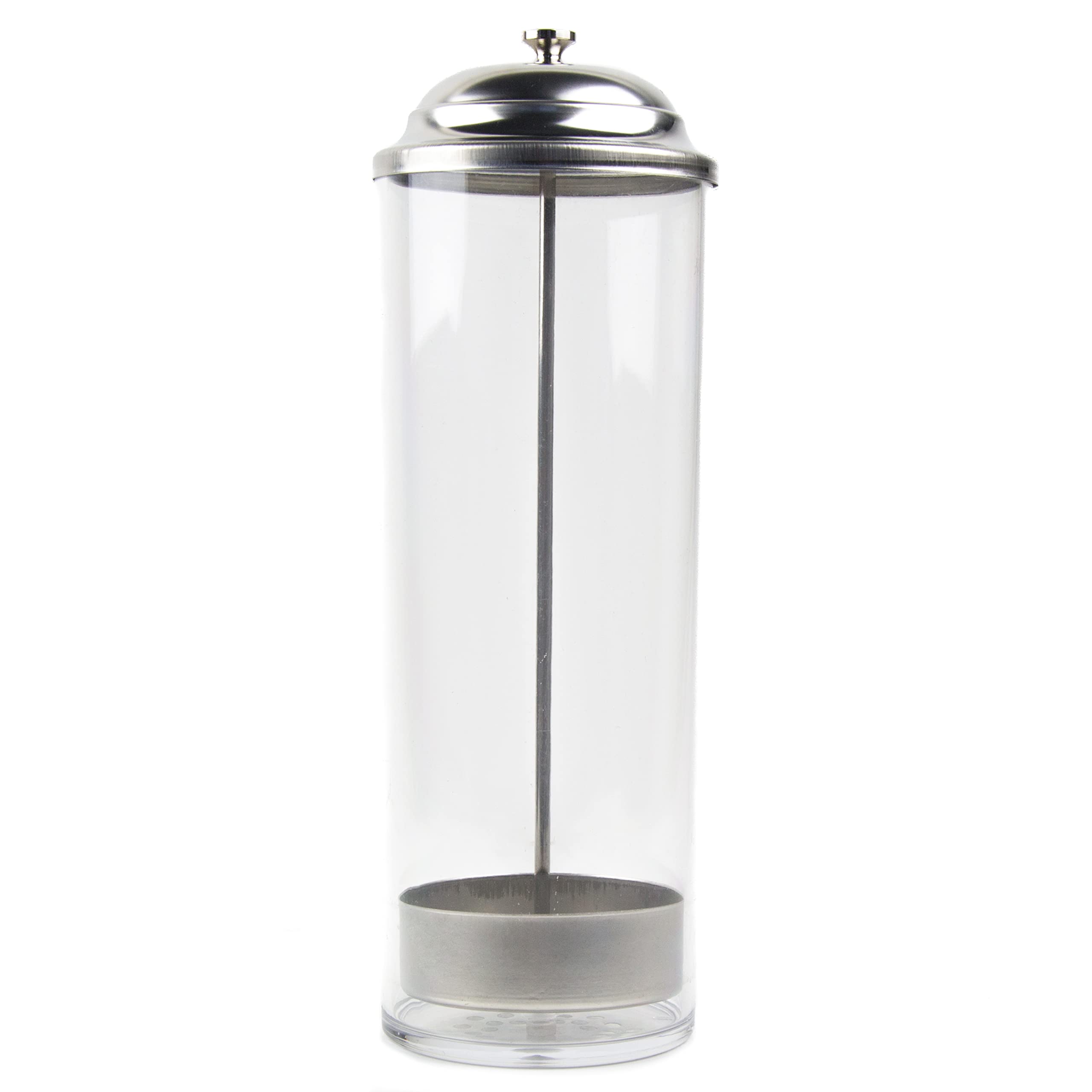 Salon Supply Co jar in use with combs and scissors soaking showing organized sanitation benefit
