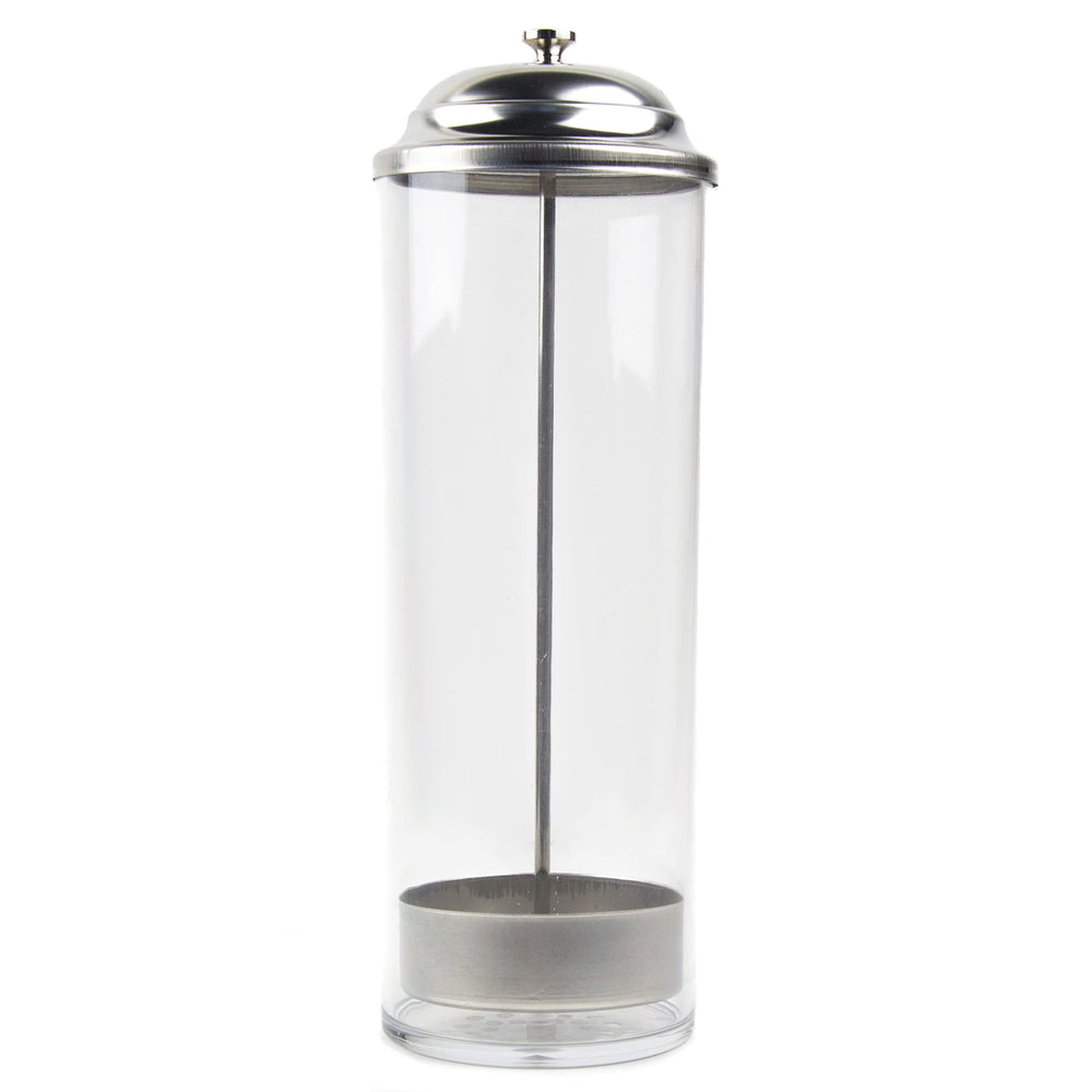 Salon Supply Co jar in use with combs and scissors soaking showing organized sanitation benefit