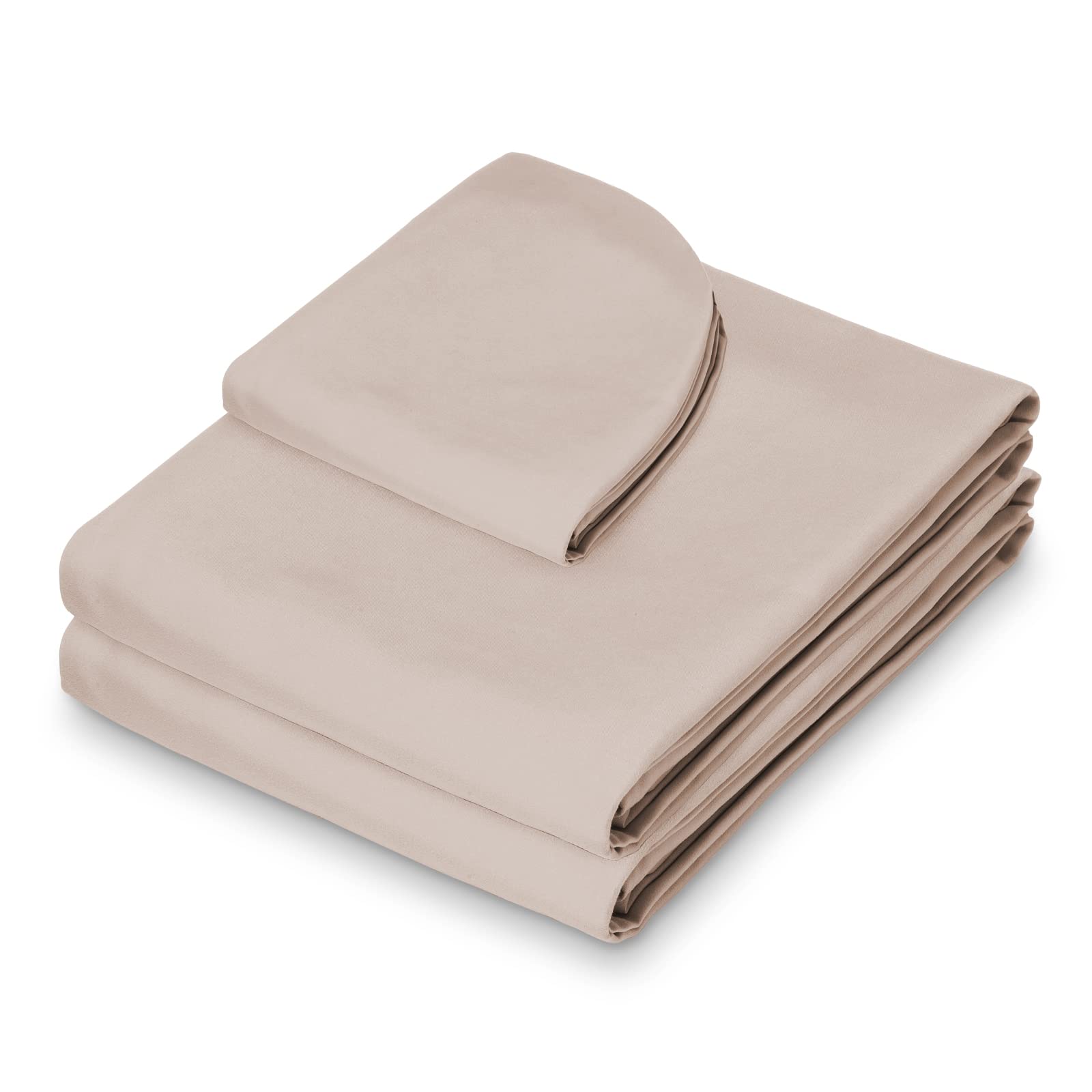 Saloniture fitted sheet on massage table demonstrating secure elastic fit benefit
