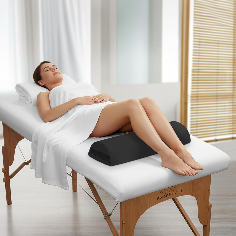 Saloniture foam cutaway revealing high-density core for long-lasting firmness