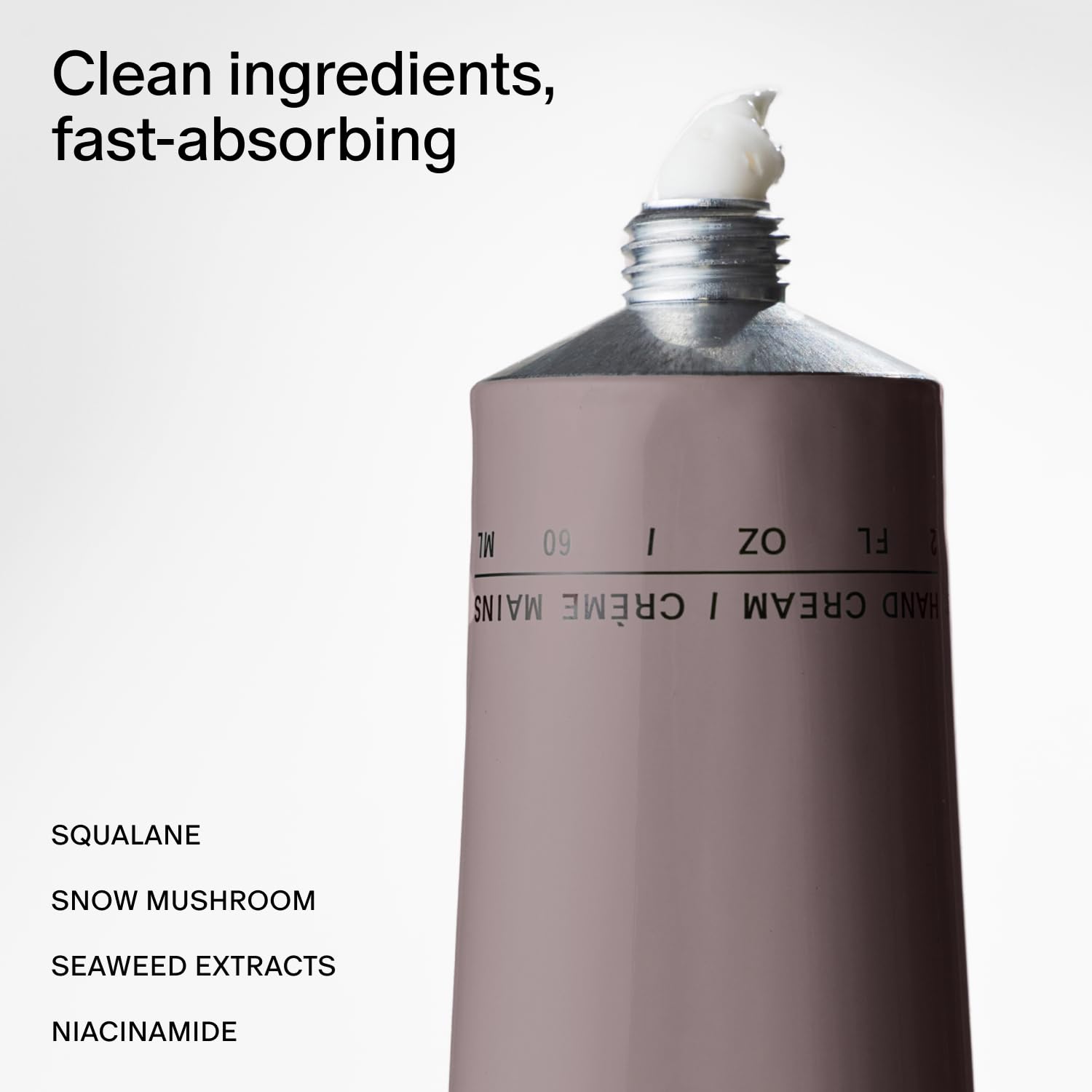 Salt & Stone cream texture close-up showing fast-absorbing silky finish