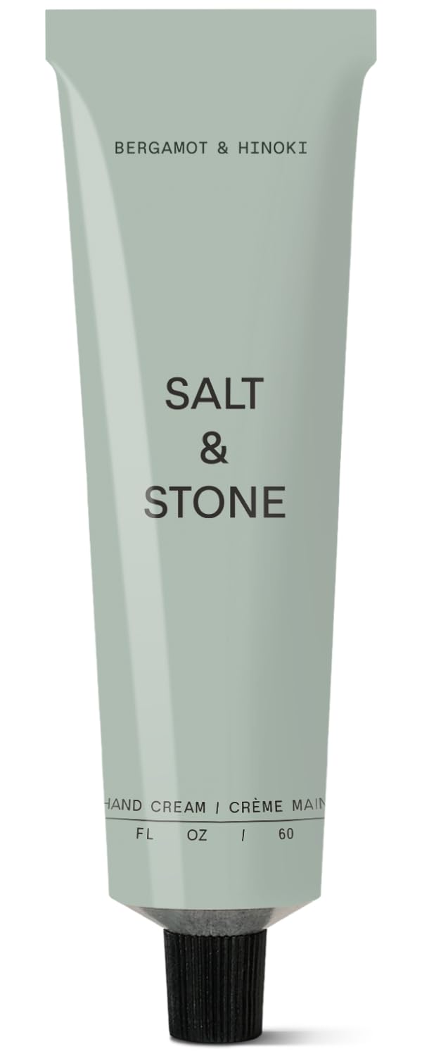 Salt & Stone front tube with bergamot and hinoki scent visible benefit: travel-ready hydration