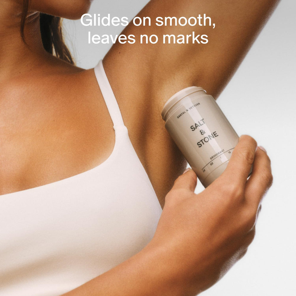Salt & Stone in hand demonstrating compact 1 oz size for convenient portability
