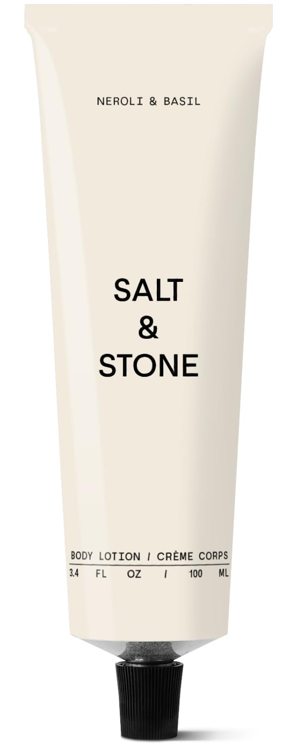 Salt & Stone front packaging showing bottle and label benefits