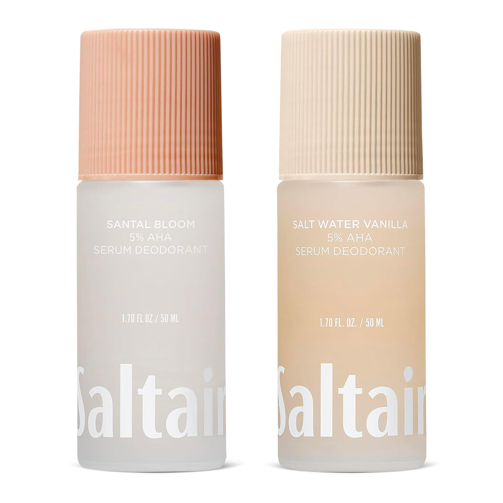 Saltair front view of 2-pack showing labels and benefits