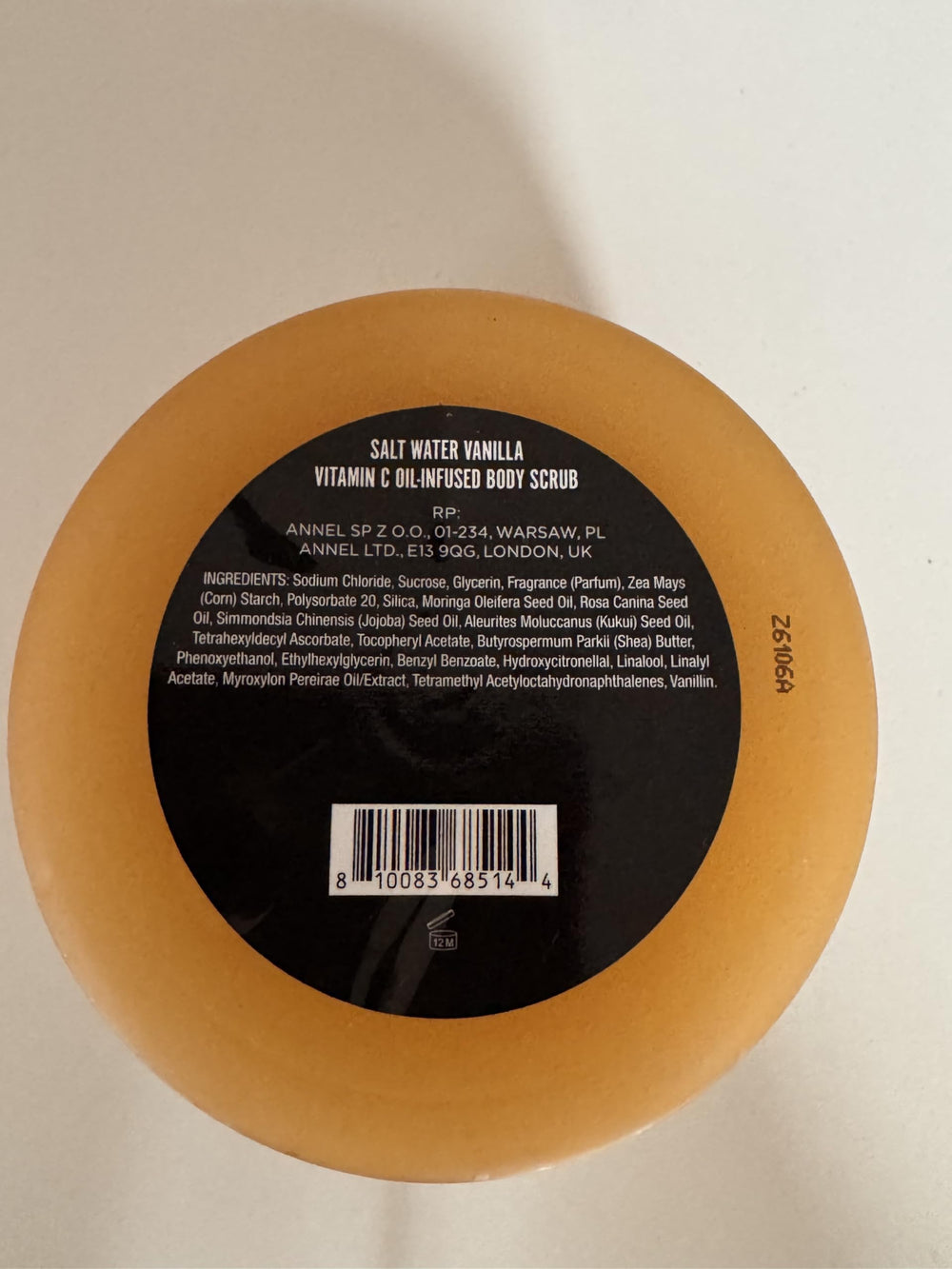 Saltair used and rinsed on skin showing a smooth, conditioned finish