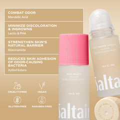 Saltair Almond Blossom & Pink Beach bottle showing soft fragrance and smooth finish