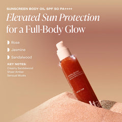 Saltair body oil texture close-up highlighting lightweight, non-greasy absorption benefit