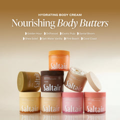 Saltair cream applied to arm demonstrating smooth spreadability and hydration