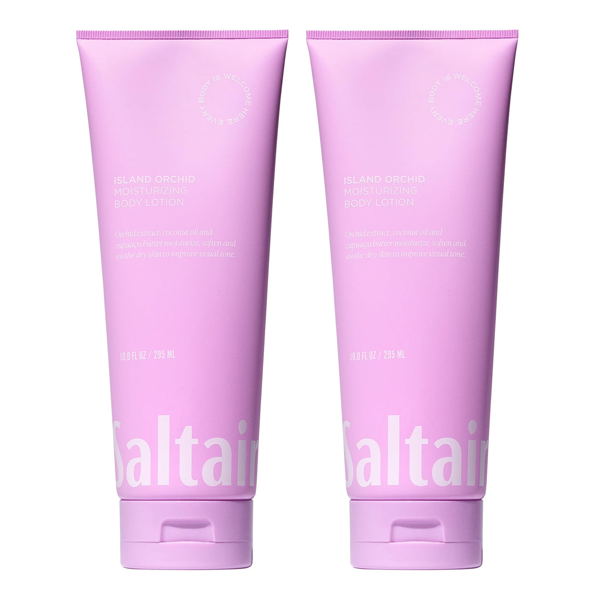 Saltair front packaging showing two tubes and product benefit