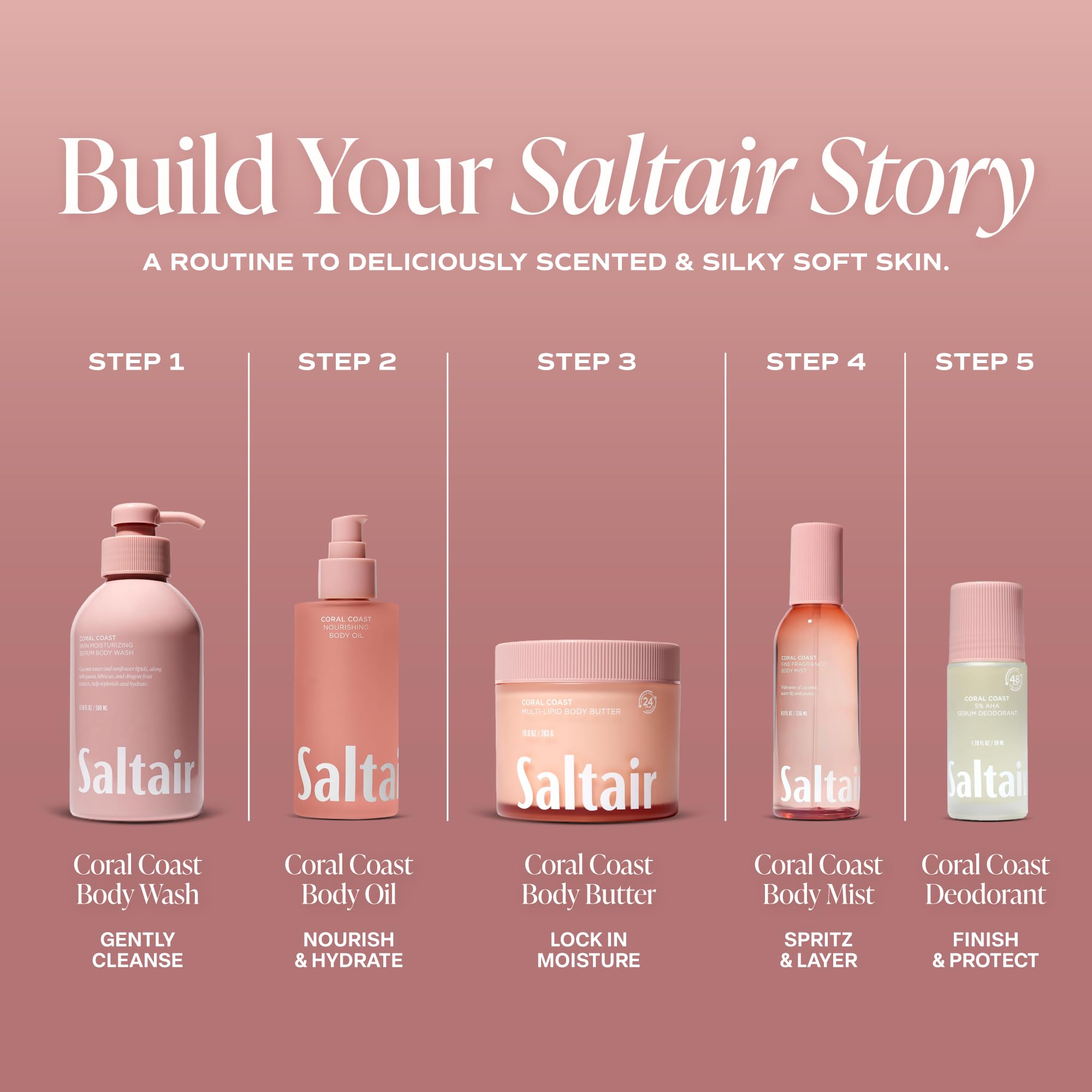 Saltair product label close-up showing claims like vegan, cruelty-free, paraben-free