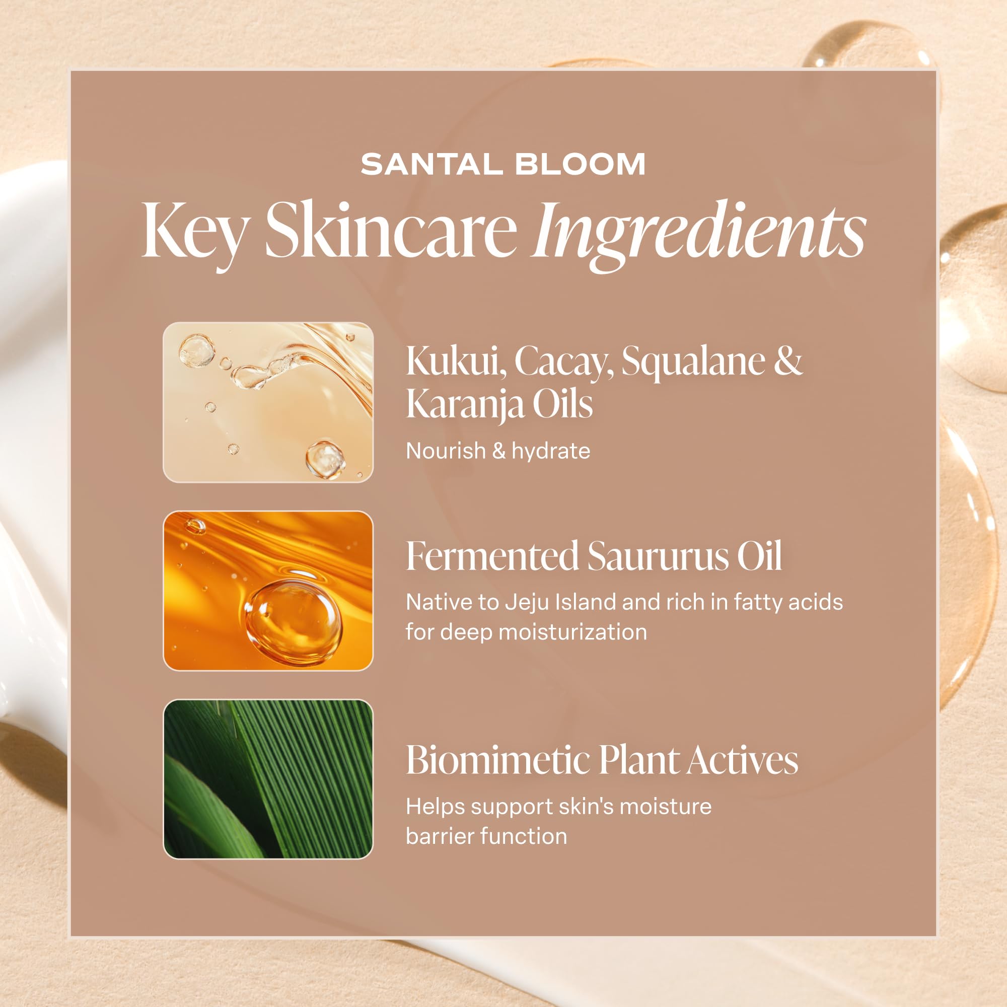 Saltair oil layered with lotion showing customizable hydration benefit