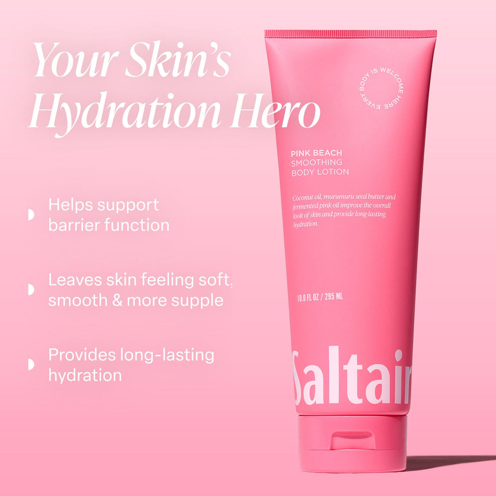 Saltair cream texture closeup highlighting smooth, hydrating consistency