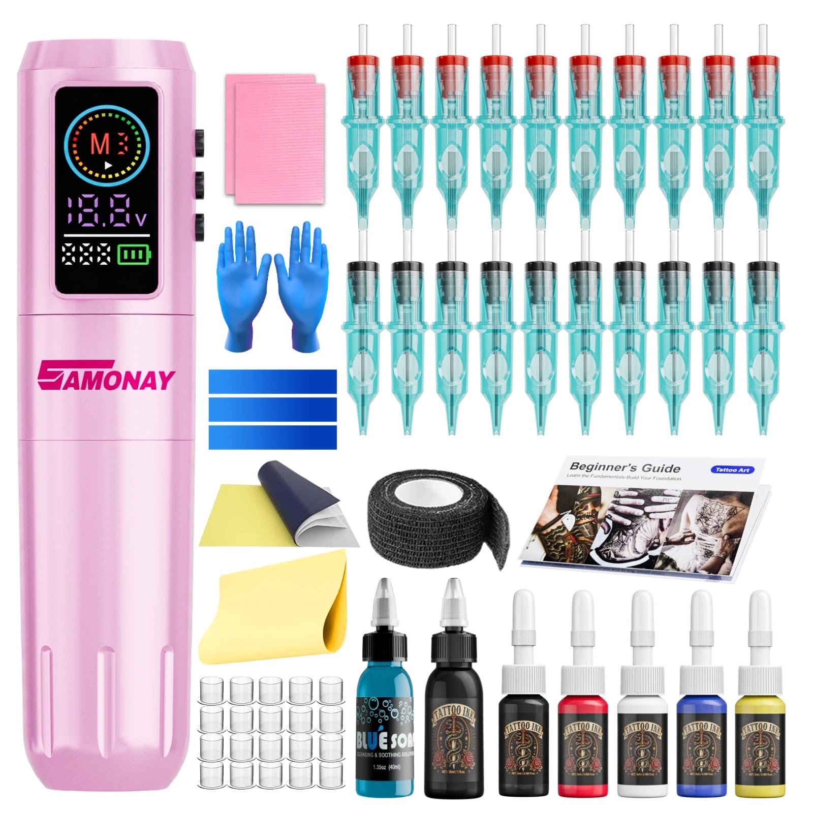 Samonay front packaging showing full kit and portability benefits