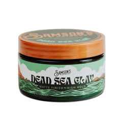 SAMSON'S HAIRCARE front jar shot showing packaging and product benefit