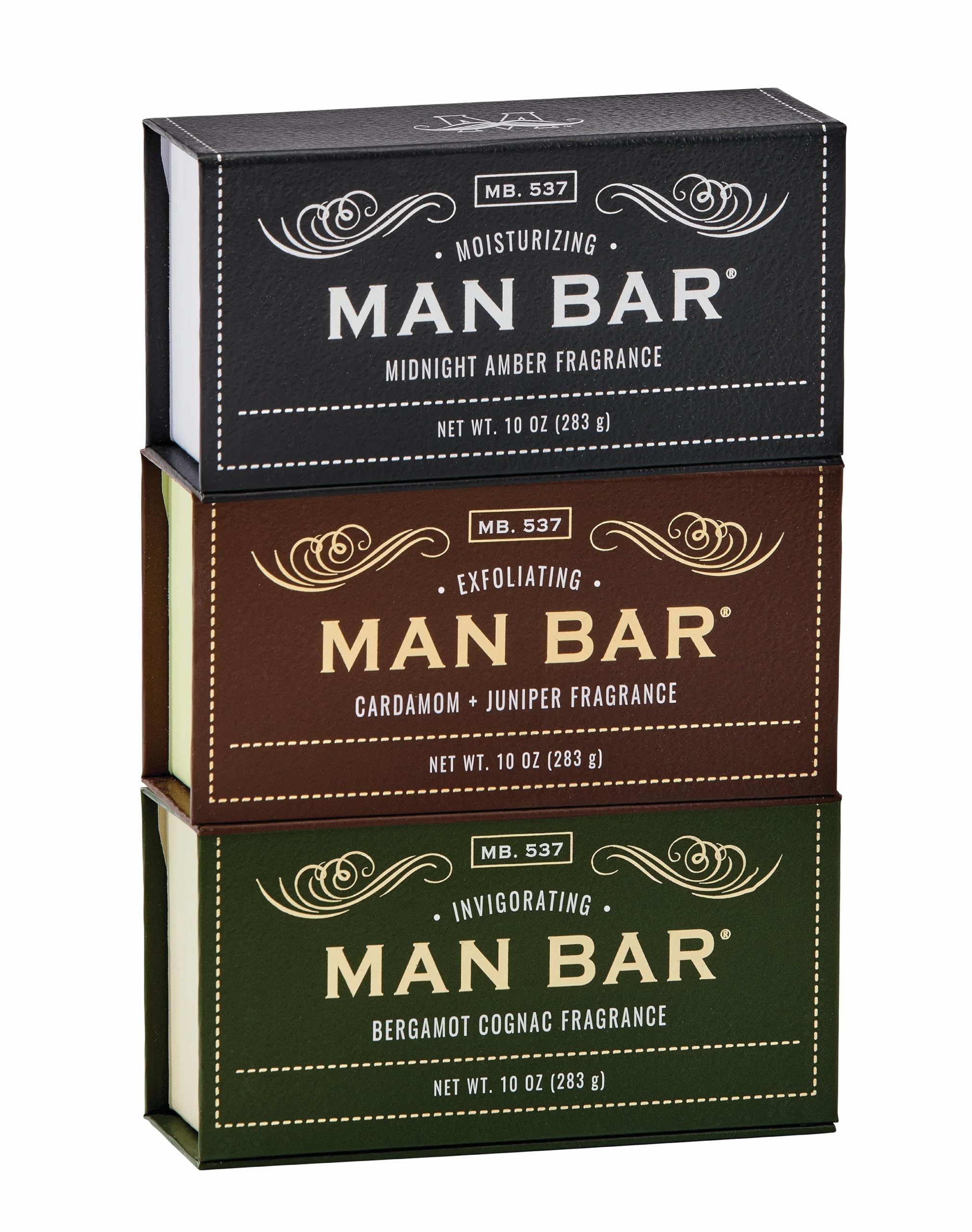 San Francisco Soap Company front packaging showing the 3-piece gift set, appealing presentation