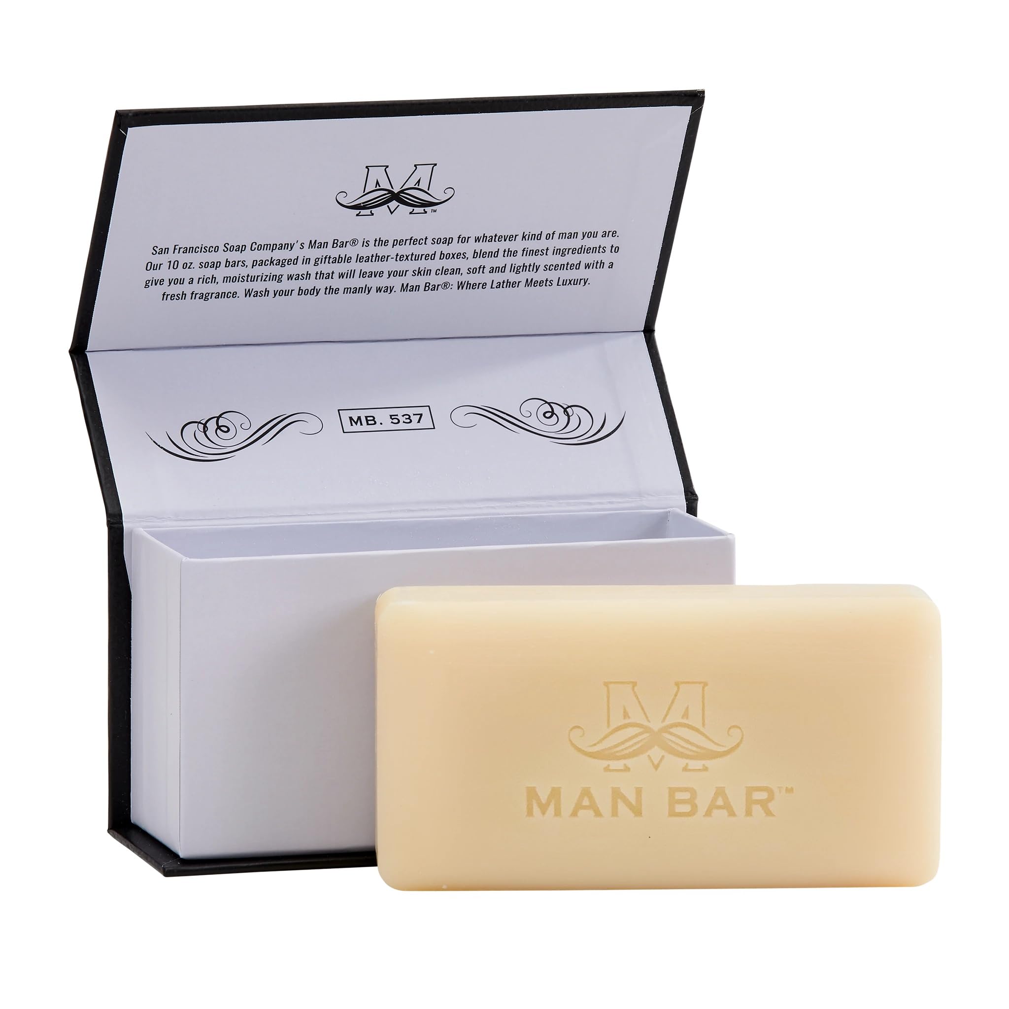 San Francisco Soap Company Midnight Amber bar close-up showing rich color and smooth surface