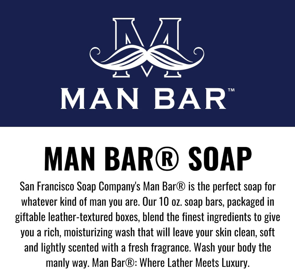 San Francisco Soap Company back of Midnight Amber packaging with product details
