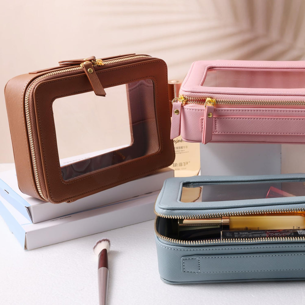SANHECUN handle and golden zipper highlighting easy carrying