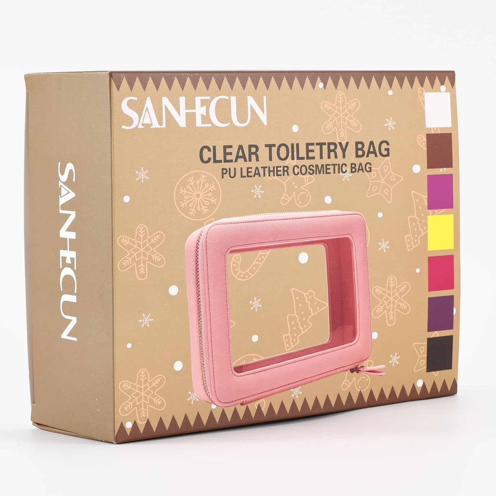 SANHECUN next to passport illustrating compact travel-friendly size
