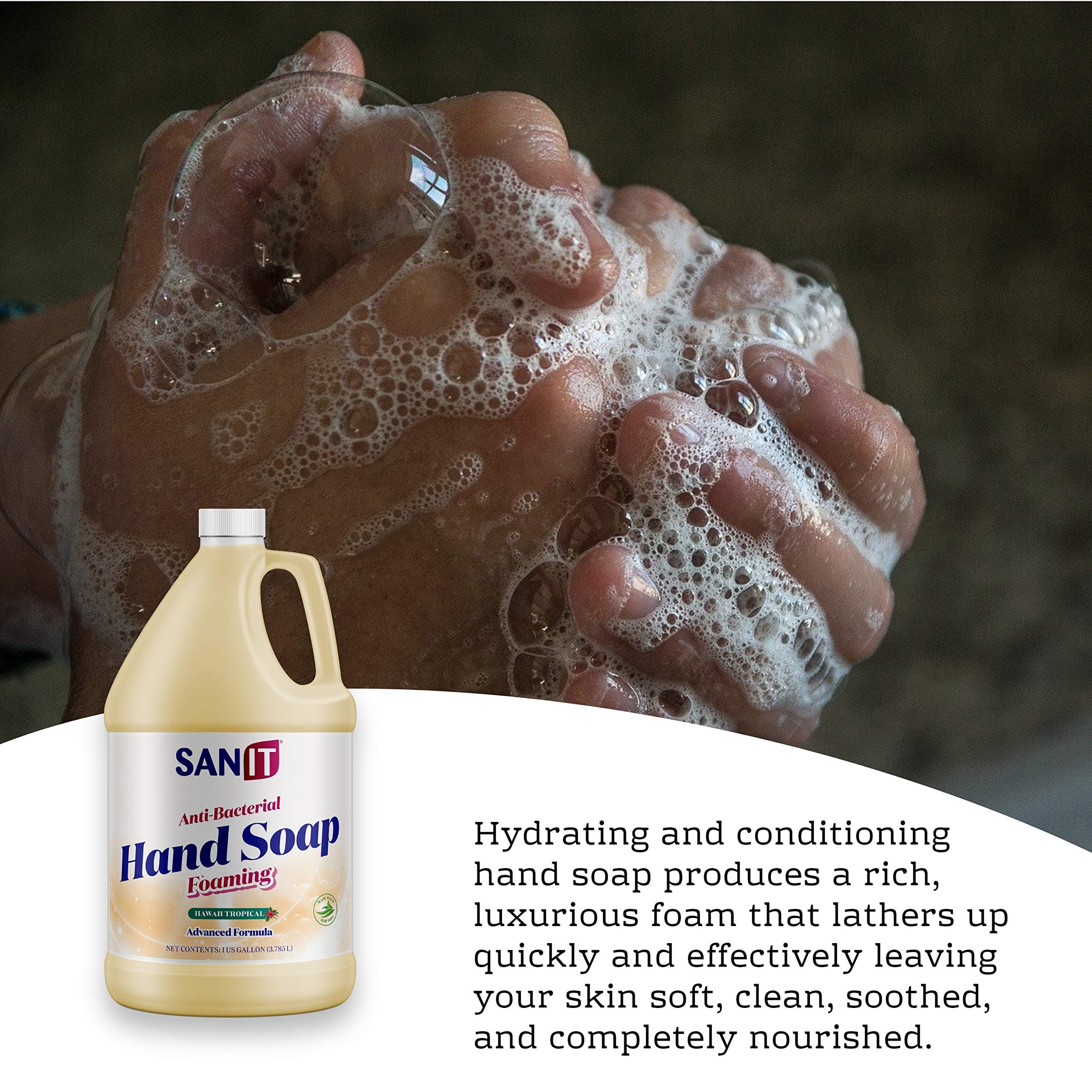 Sanit label close-up showing aloe formula and ingredient clarity