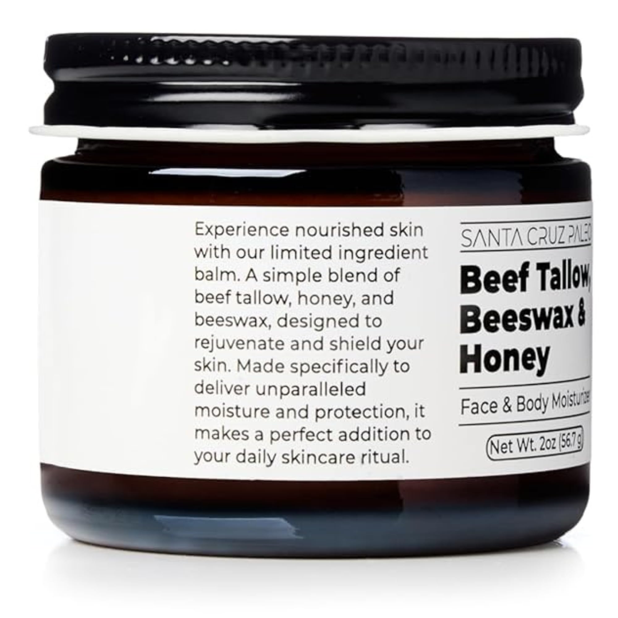 Santa Cruz Paleo applying balm to cheek for gentle hydration benefit