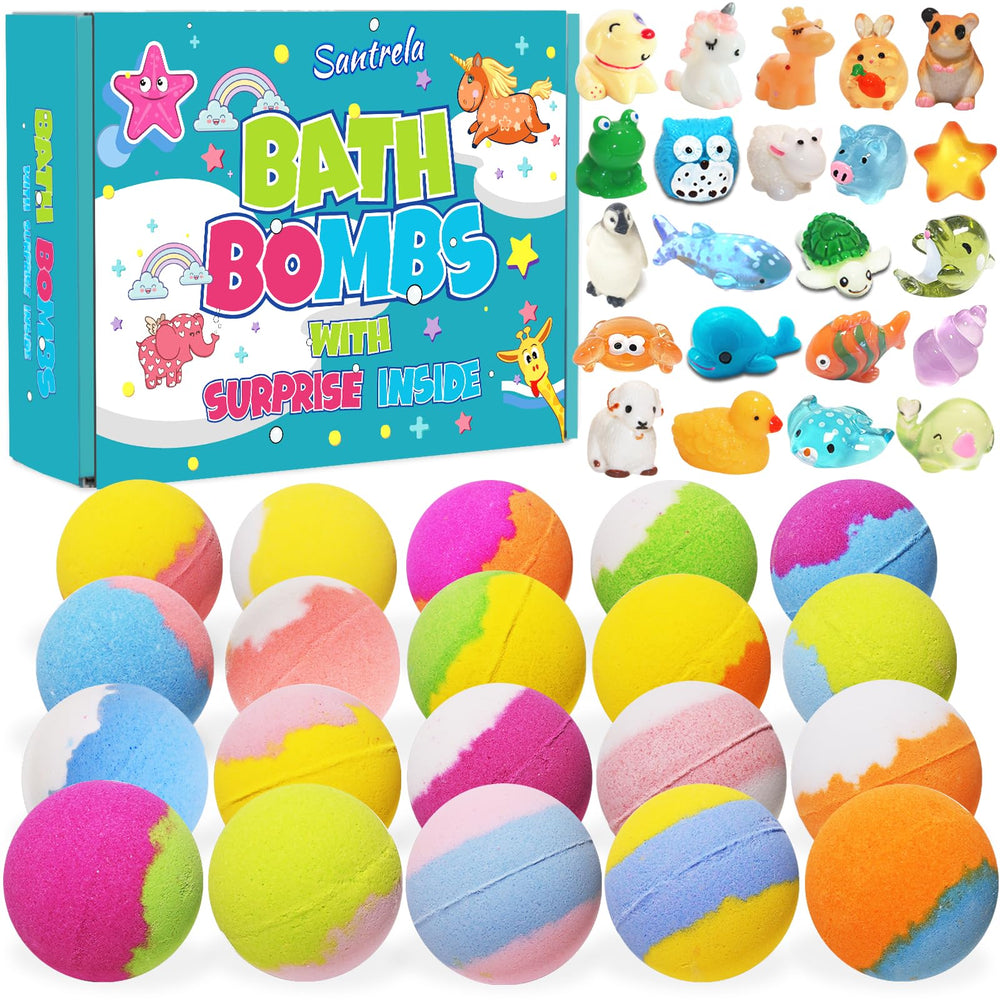Santrela front box packaging showing 20-pack and colorful design for gifting