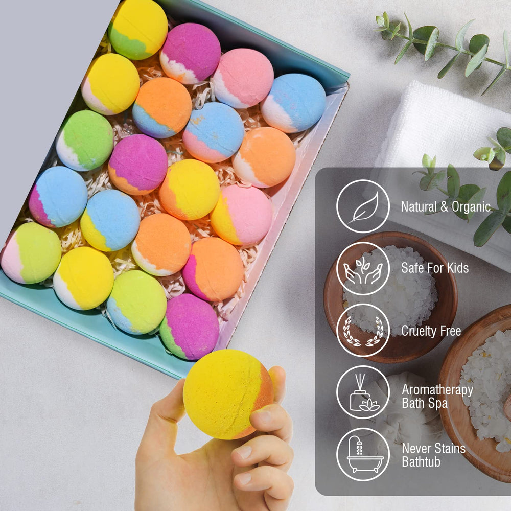Santrela label displaying the ten scents included for easy scent selection