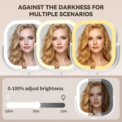 SANYCASA 10X magnifying close-up showing precise eyebrow shaping benefit