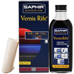 SAPHIR Vernis Rife front packaging showing bottle and label with clear product identity and benefit