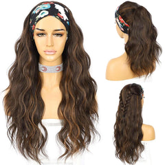 SAPPHIREWIGS front packaging view showing natural mix brown and secure fit