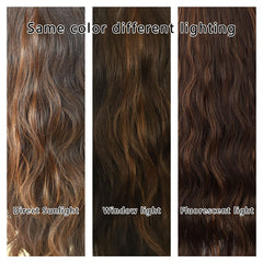 SAPPHIREWIGS headband fastening detail displaying glue-free quick secure