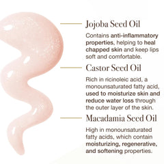 Sara Happ close-up of glossy texture highlighting nourishing oil-rich formula