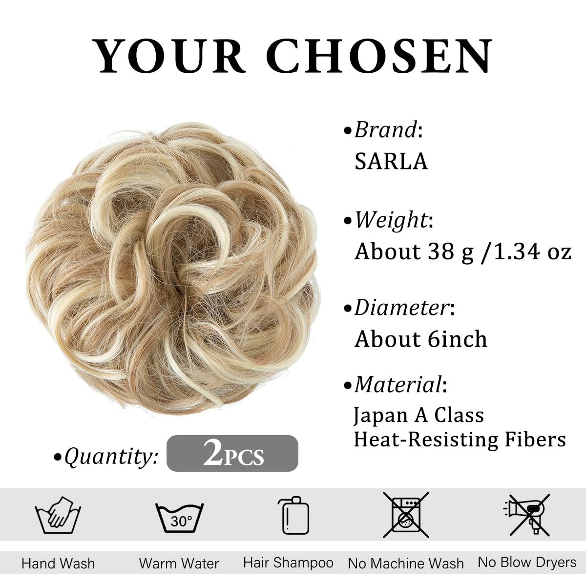 SARLA close-up of wavy synthetic fibers showing realistic texture and shine