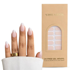 Sassy Saints front packaging showing pink Sugar Glaze and salon-quality benefit