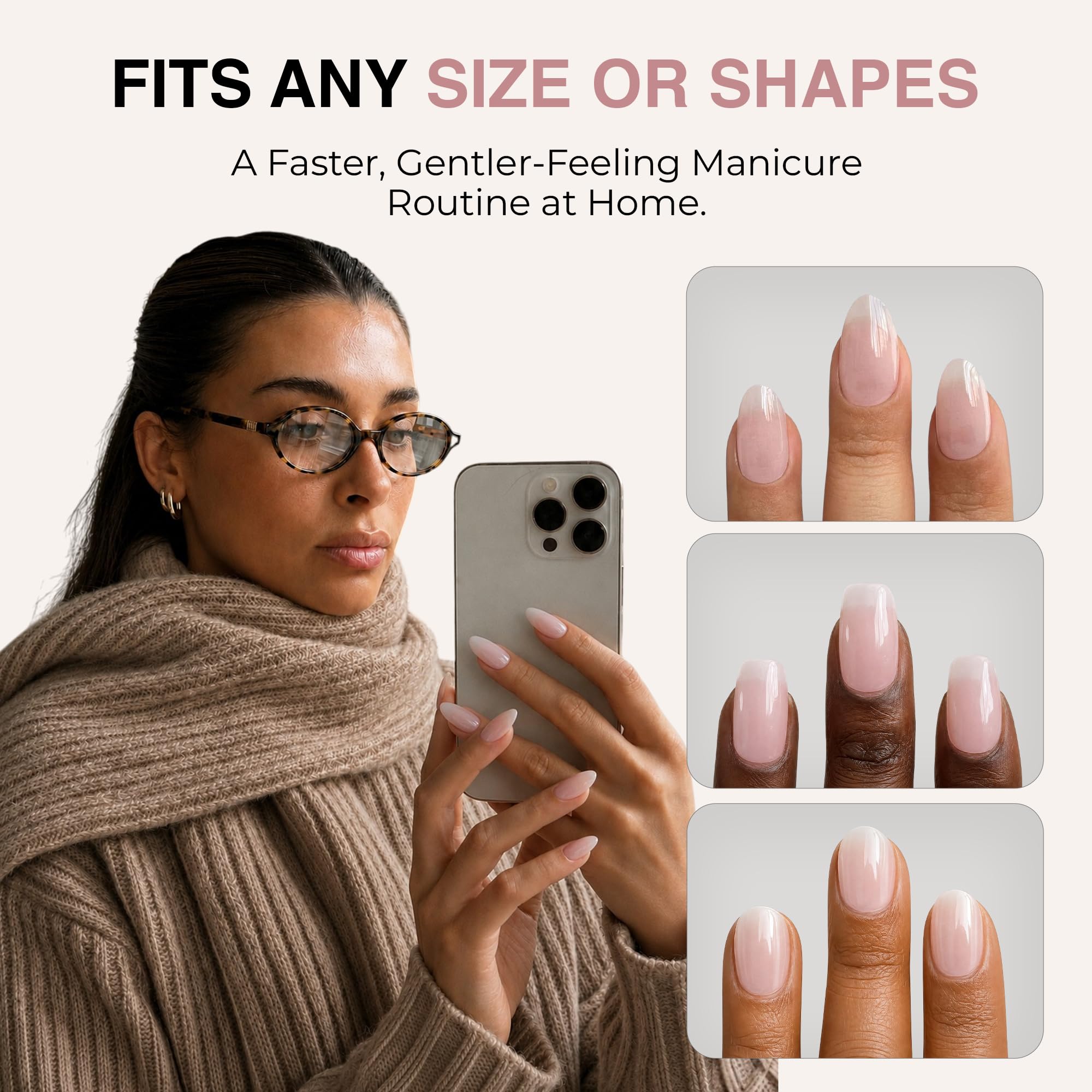 Sassy Saints lifestyle at-home manicure scene for convenient beauty benefit