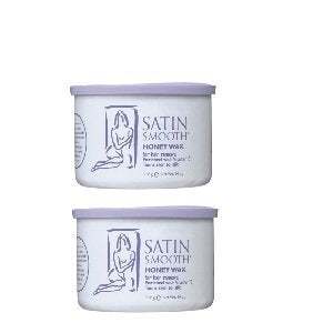 Satin Smooth front packaging shot showing tin label and professional benefit
