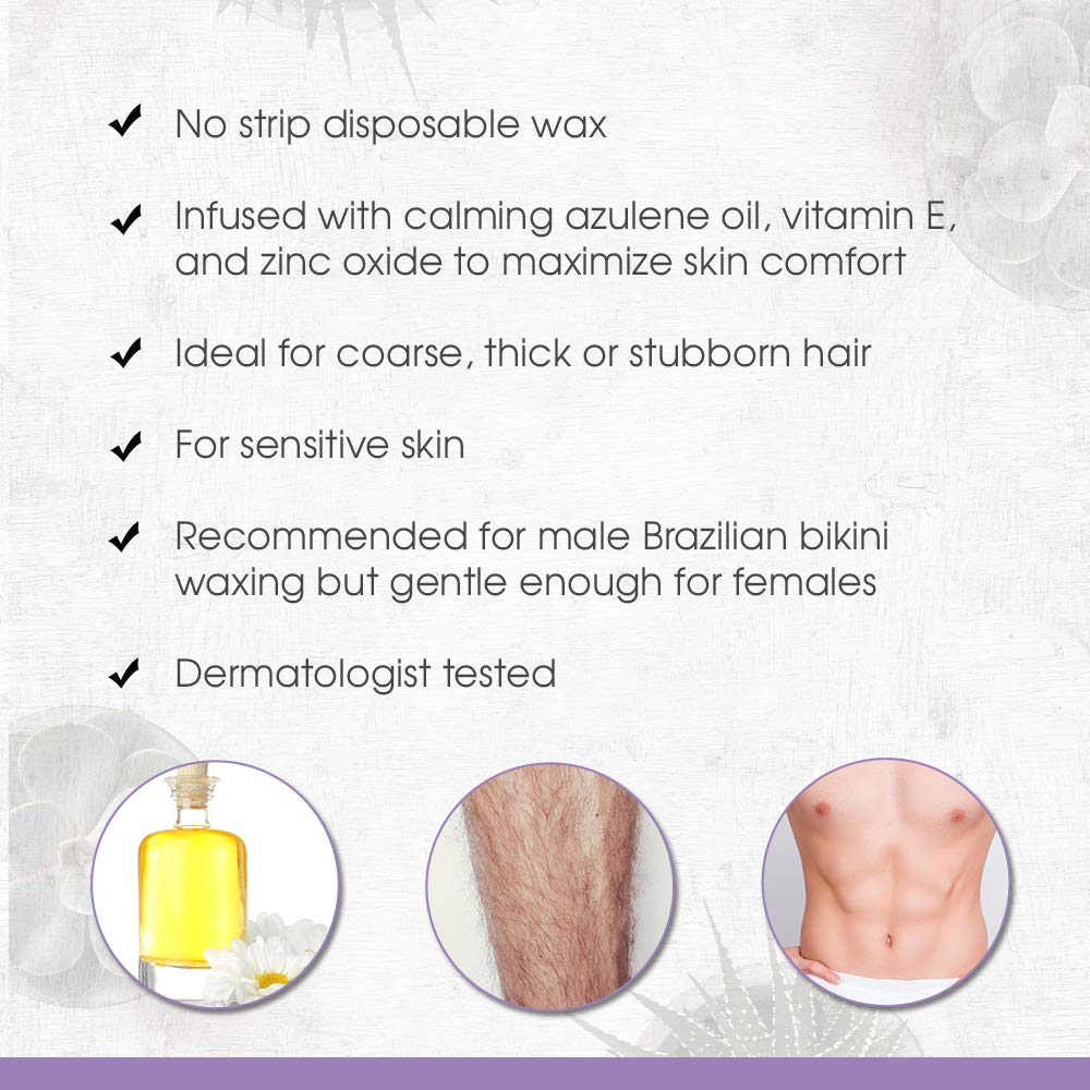 SATIN SMOOTH close-up label showing ingredients and calming azulene benefit