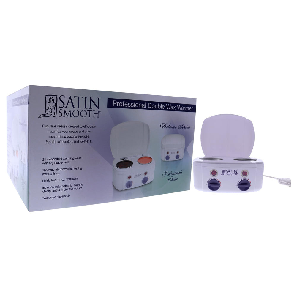 SATIN SMOOTH unit placed in a salon setting demonstrating professional use and space saving