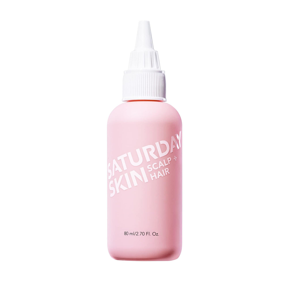 Saturday Skin front packaging showing bottle and label benefits