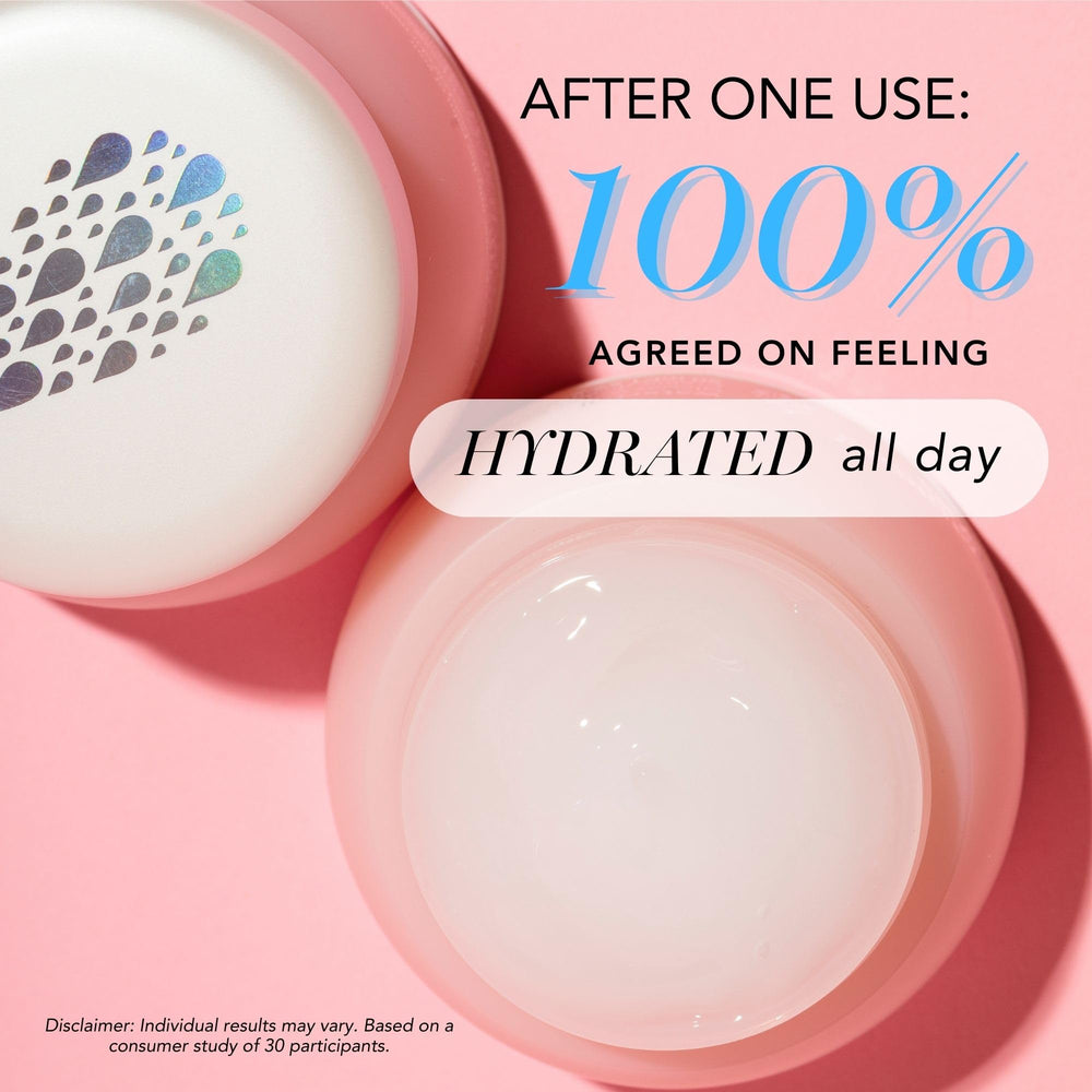 Saturday Skin label showing Alaska glacier water and peptides benefit: ingredient transparency