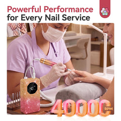 SAVILAND full accessory kit laid out, provides all tools for complete nail prep