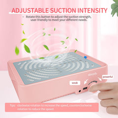 SAVILAND reusable filter pad close-up trapping nail dust effectively