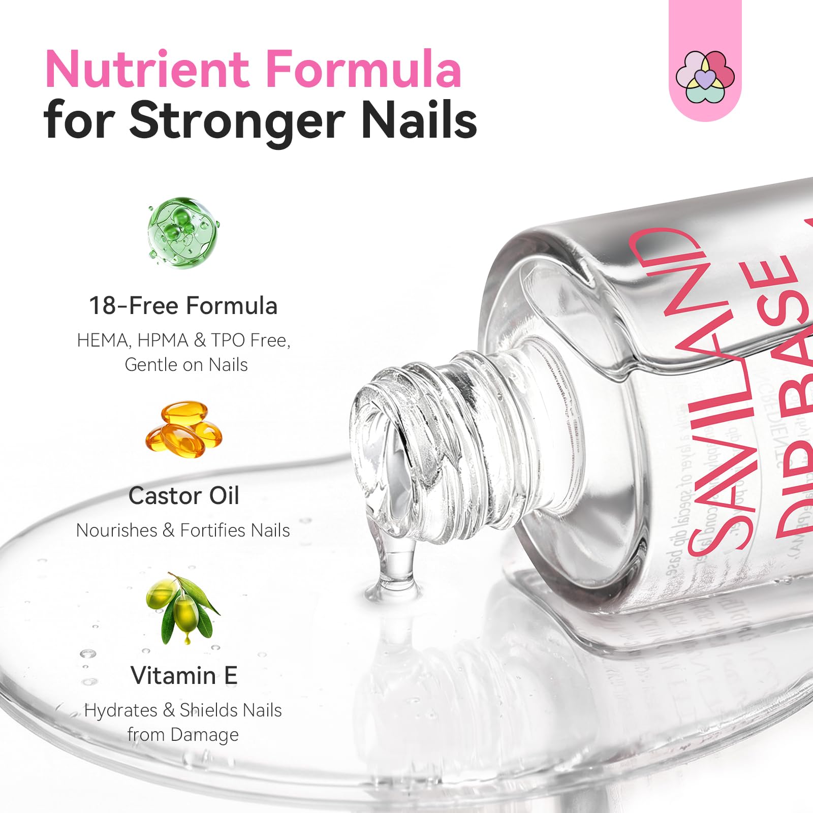 SAVILAND kit in use on a nail tech demonstrating at-home salon results benefit