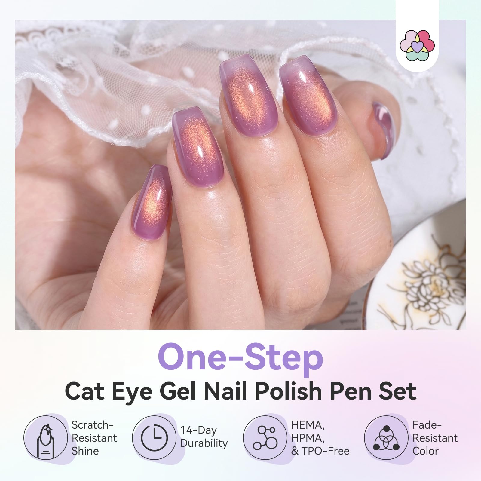 SAVILAND pen tip close-up with steady brush for precise application benefit