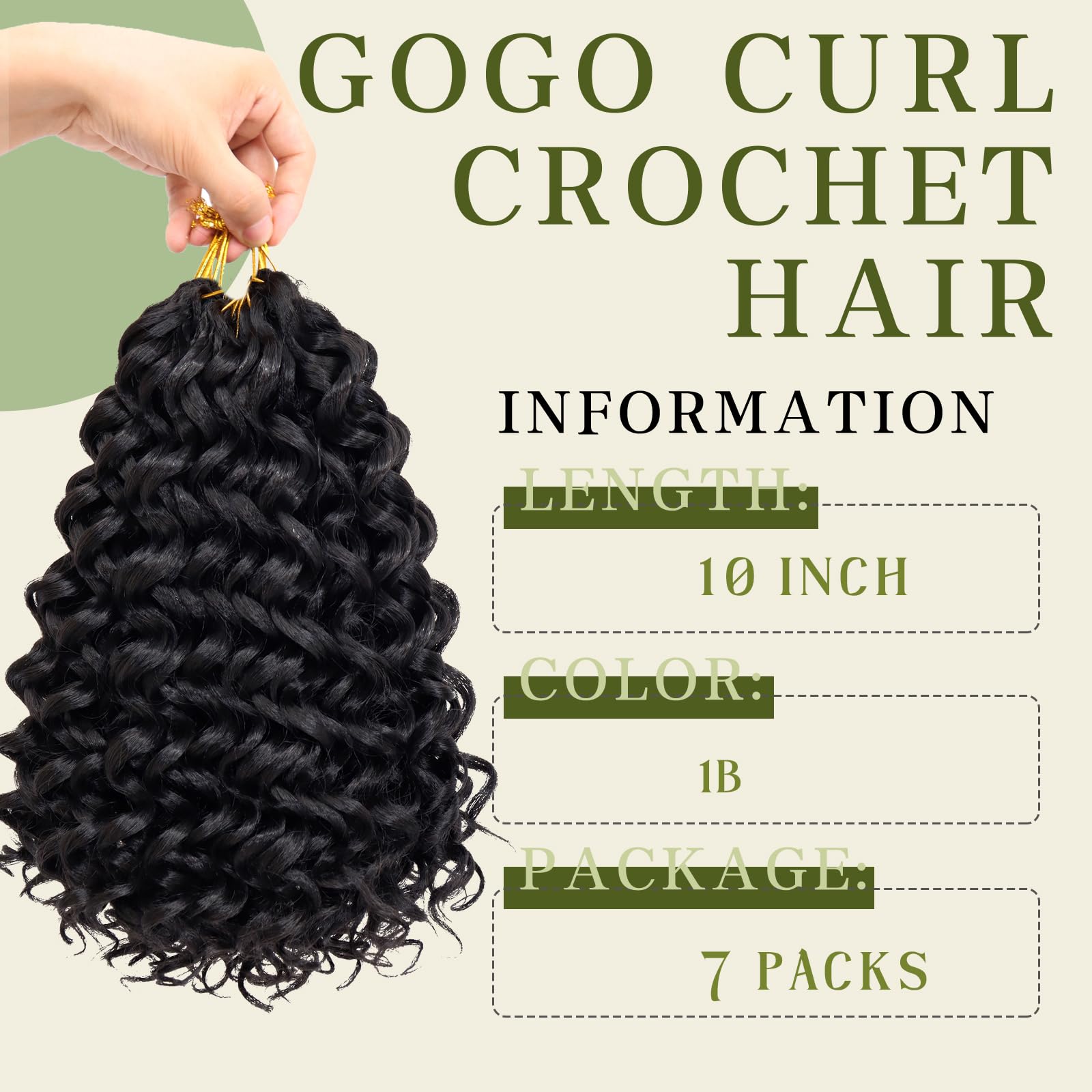 Saypeds model wearing installed crochet braids showing natural volumizing benefit