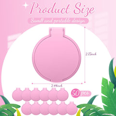 Saysurey open mirror reflecting makeup for accurate touch-ups