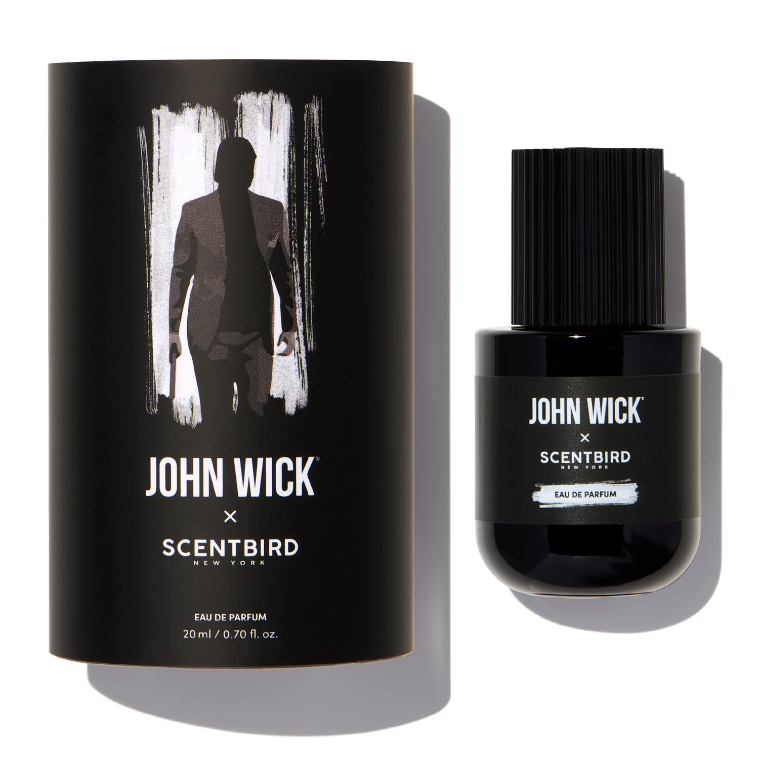 Scentbird John Wick close-up of bottle texture highlighting precise craftsmanship