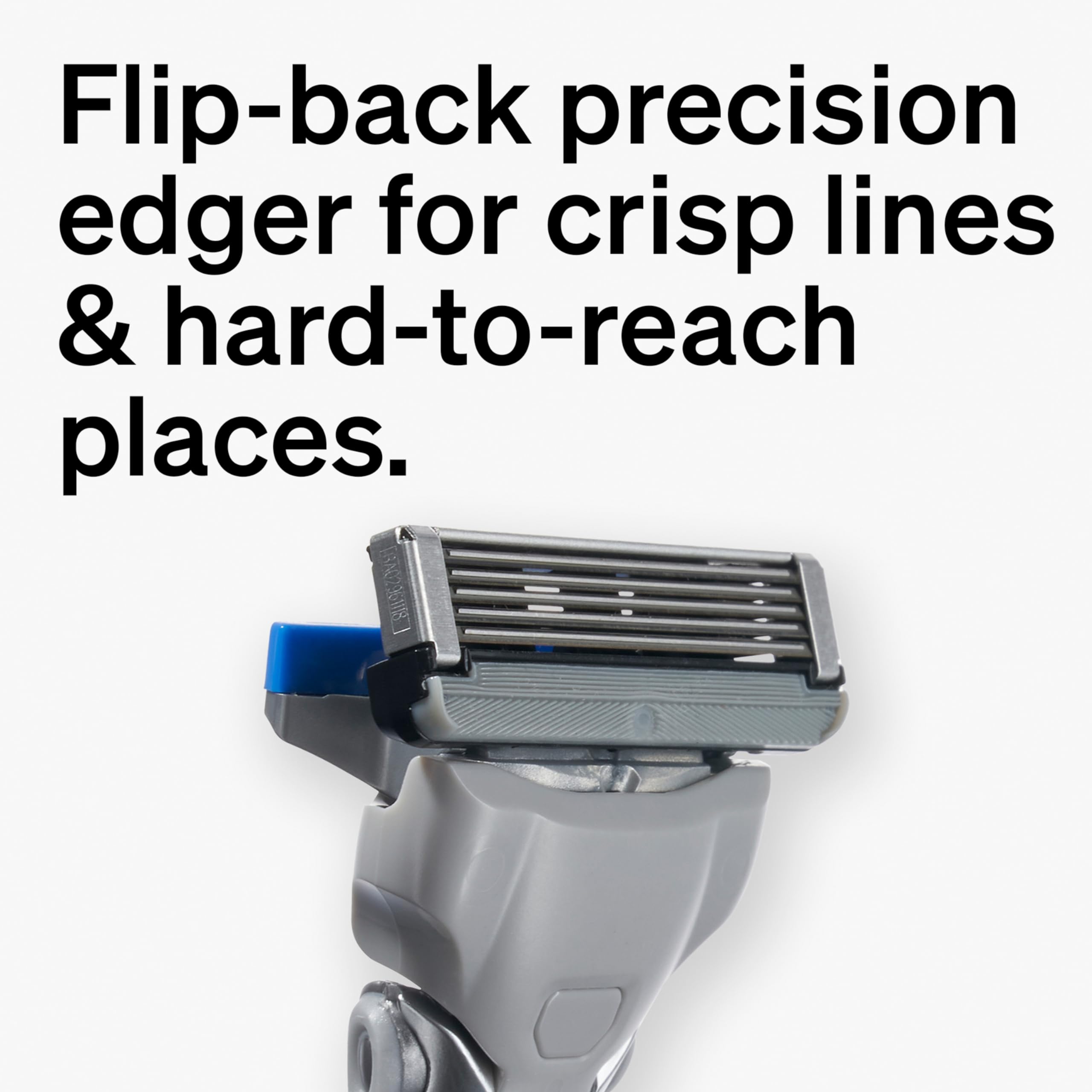 Schick Hydro flip-back precision edger open for sharp lines and trimming
